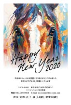 年賀状デザイン - f_zay2164h_bl00